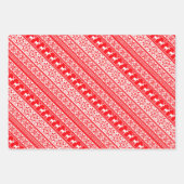 lelijke kersttrui Nordic Reindeer Inpakpapier Vel (Voorkant)