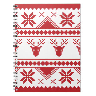 lelijke kersttrui notitieboek