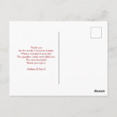 Lelijke Kersttrui Patroon Briefkaart (Achterkant)