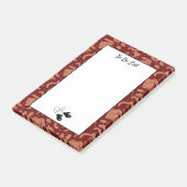 Lelijke Kersttrui Pet Sjaal Rood om te doen Lijst Post-it® Notes (Schuin)