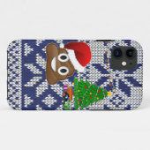 lelijke kersttrui pover emoji Case-Mate iPhone case (Achterkant (horizontaal))