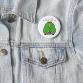 Lelijke Kersttrui Prijs Ronde Button 5,7 Cm (In situ)