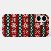 Lelijke kersttrui rood en groen Case-Mate iPhone case (Achterkant (horizontaal))