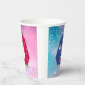 Lelijke kersttrui seizoen nostalgisch papieren bekers (Rechts)