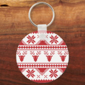 lelijke kersttrui sleutelhanger (Voorkant)
