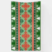 lelijke kersttrui spandoek (Verticaal)