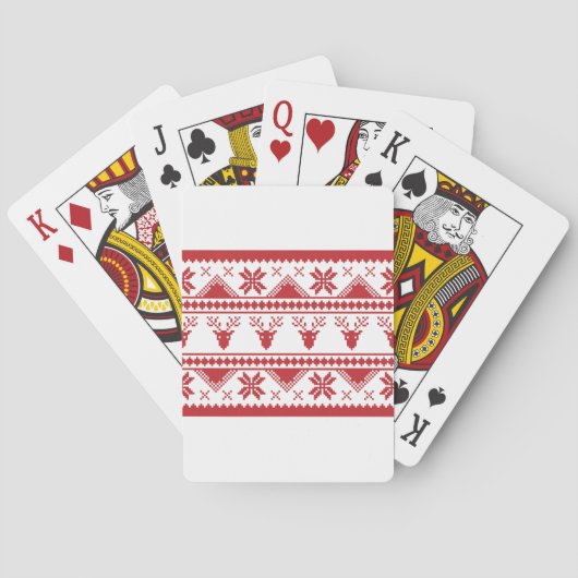 lelijke kersttrui speelkaarten (Achterkant)