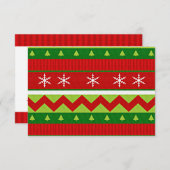 Lelijke Kersttrui Stemming Stembiljet (Voorkant / Achterkant)