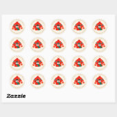 Lelijke Kersttrui Sticker | Gepersonaliseerd (Vel)