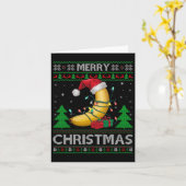 Lelijke Kersttrui Stijl Lichten Santa Banana Chris Kaart (Gele Bloem)