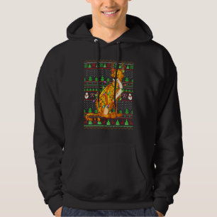 Lelijke Kersttrui Stijl Verlichting Cheetah Kerstm Hoodie