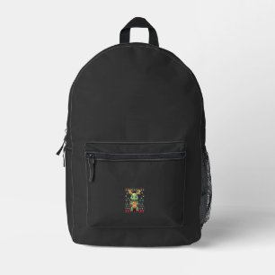 Lelijke Kersttrui Stijl Verlichting Schildpad Kers Bedrukte Rugzak