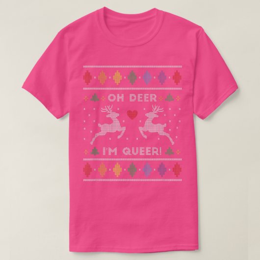 Lelijke kersttrui t-shirt (Design voorkant)