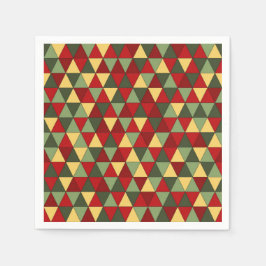 Lelijke Kersttrui thema driehoeken servetten