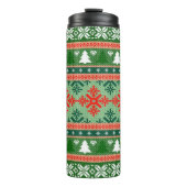 lelijke kersttrui thermosbeker (Voorkant)