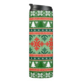 lelijke kersttrui thermosbeker (Geroteerd rechts)