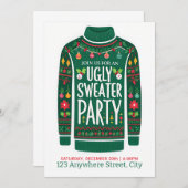 Lelijke Kersttrui Uitnodiging (Voorkant / Achterkant)