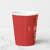 Lelijke Kersttrui Vakantie Feest Papieren Bekers (Rechts)