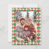Lelijke Kersttruien CUSTOM FOTO Feestdagenkaart (Achterkant)