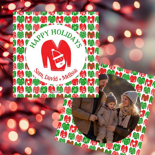 Lelijke Kersttruien CUSTOM FOTO Feestdagenkaart