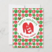 Lelijke Kersttruien CUSTOM FOTO Feestdagenkaart (Achterkant)