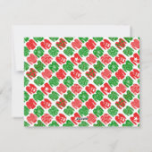 Lelijke Kersttruien CUSTOM FOTO Feestdagenkaart (Achterkant)