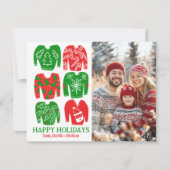 Lelijke Kersttruien CUSTOM FOTO Feestdagenkaart (Voorkant)