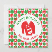 Lelijke Kersttruien CUSTOM FOTO Feestdagenkaart (Achterkant)