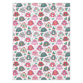 Lelijke kersttruien met kerstman en rendier tafelkleed (Voorkant)