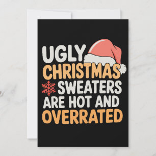 Lelijke kersttrui's zijn heet en overgewaardeerd K Kaart