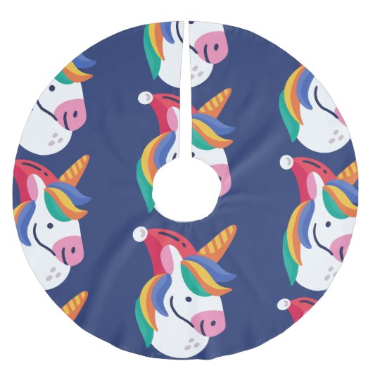 lelijke kerstunicorn kerstman kerstboom rok (Voorkant)