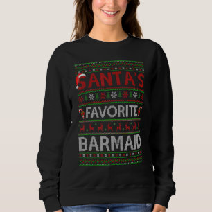 Lelijke kerstverlichting voor de favoriete Barmaïd Trui