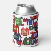 lelijke kerstzweten blikjeskoeler (Blikje Voorkant)