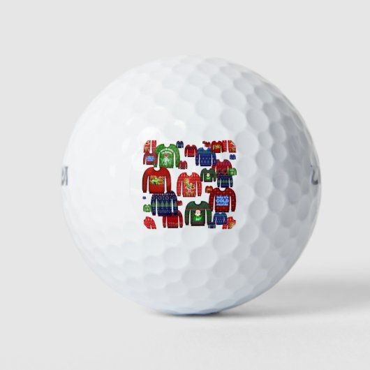 lelijke kerstzweten golfballen (Voorkant)