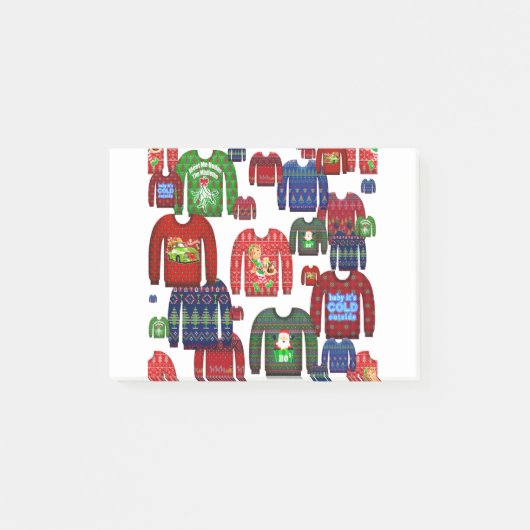 lelijke kerstzweten post-it® notes (Voorkant)