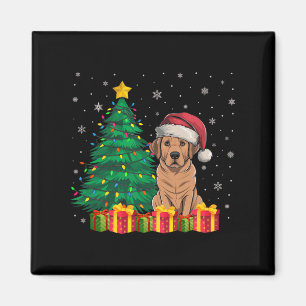Lelijke Labrador Santa Hat Christmas Lights Honden Magneet