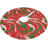 lelijke marmer swirprint voor kerstfeest kerstboom rok (Gekanteld)