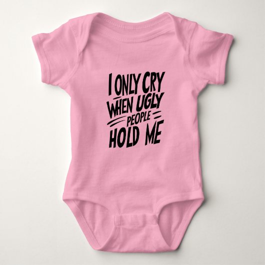 Lelijke Mensen Baby Body Romper (Voorkant)