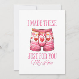 Lelijke Ondergoed Valentijns  Feestdagenkaart