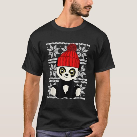 Lelijke pandabeerknuffel t-shirt (Voorkant)