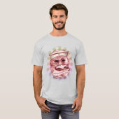 Lelijke pin-up verpleegkundige t-shirt (Voorkant volledig)