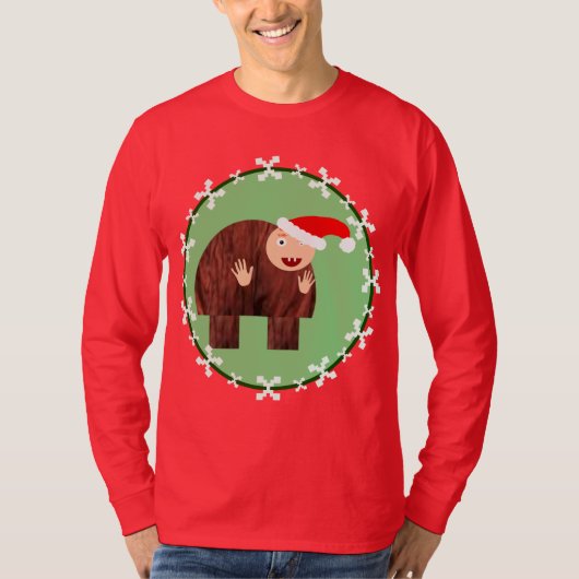 Lelijke Quasimodo Kersttrui T-shirt (Voorkant)