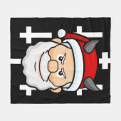 lelijke schildpad santa claus fleece deken (Voorkant (Horizontaal))