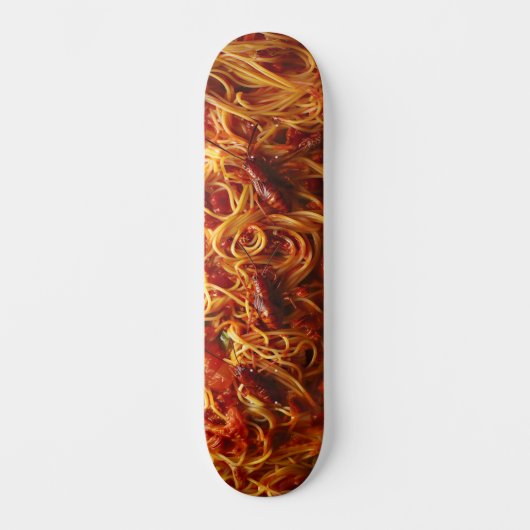 Lelijke spaghetti voedsel skateboard (Voorkant)
