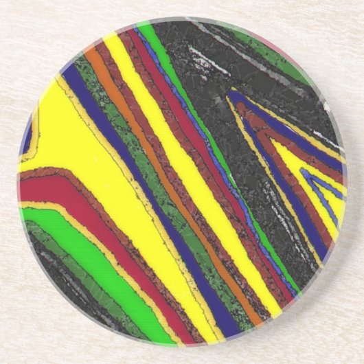 lelijke stok zandsteen onderzetter (Voorkant)