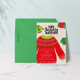 Lelijke Sweata Weatha Party uitnodiging