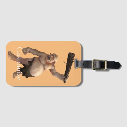 Lelijke Troll Thunder_Cove Bagagelabel (Voorkant (horizontaal))