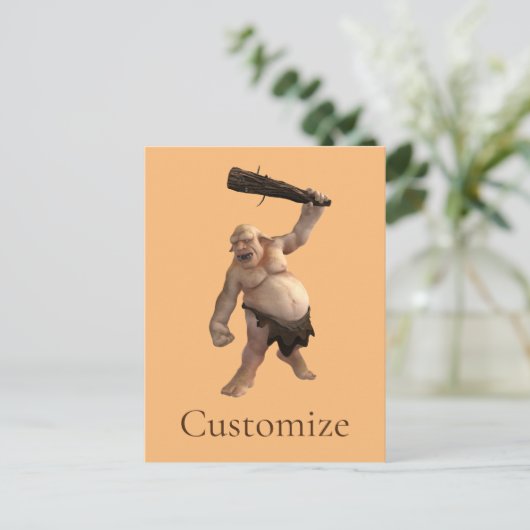 Lelijke Troll Thunder_Cove Briefkaart (Staand voorkant)