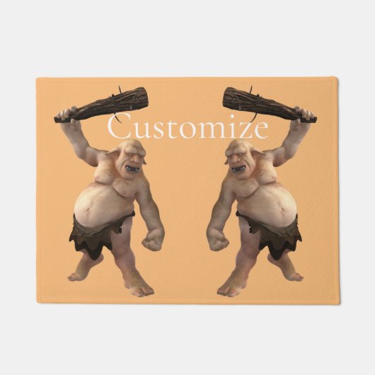 Lelijke Troll Thunder_Cove Deurmat (Voorkant)