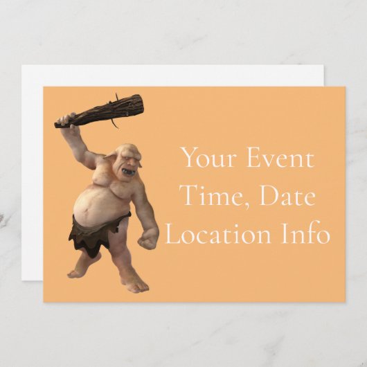 Lelijke Troll Thunder_Cove Kaart (Voorkant / Achterkant)